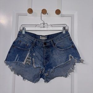 One Teaspoon Denim Shorts